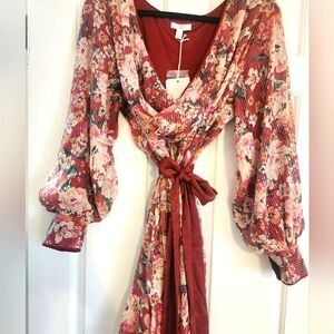 Floral, sequence, dress
